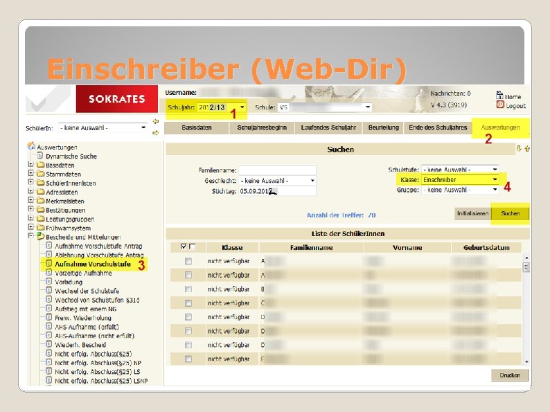 Einschreiber (Web-Dir) Artikel online - Vorlagendatei richtig ausfüllen (lassen) Pflege von Adressen, Tel. etc.