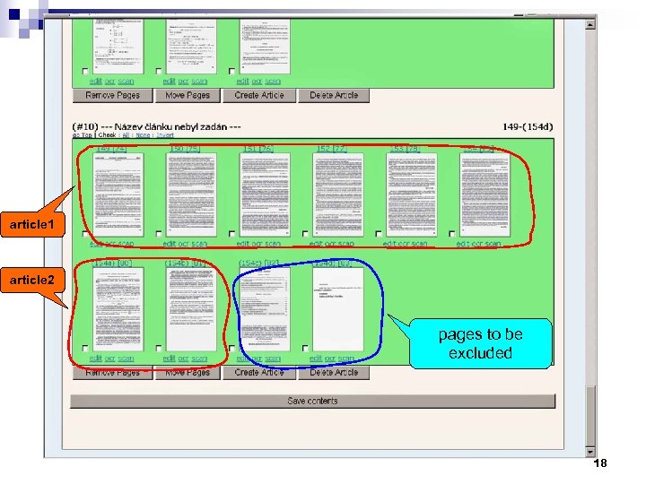 article 1 article 2 pages to be excluded 18 