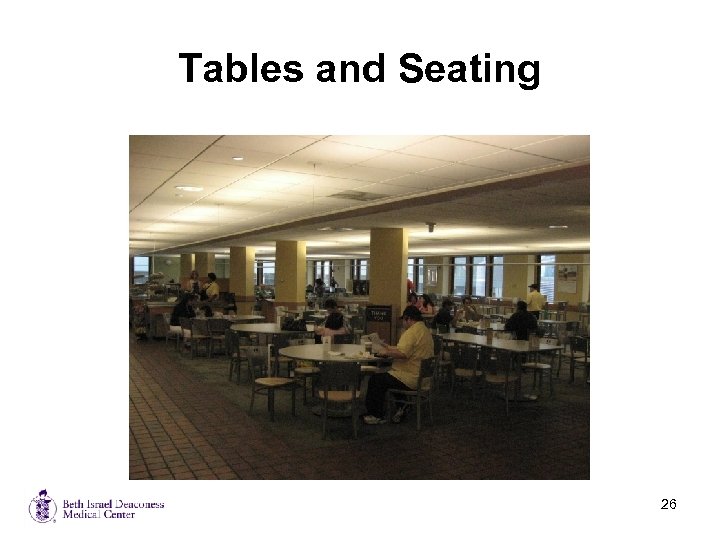 Tables and Seating 26 