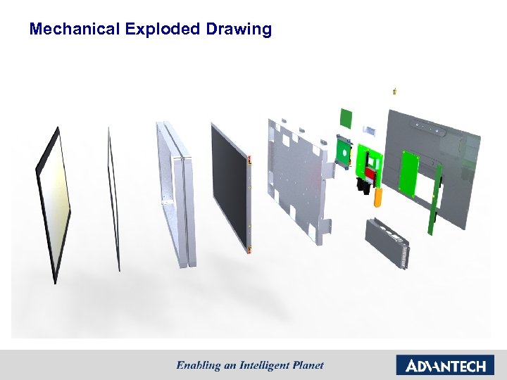 Mechanical Exploded Drawing 