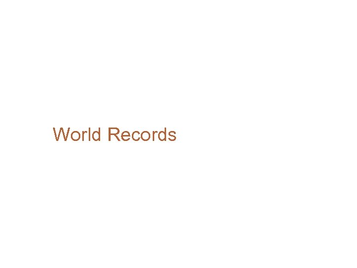 World Records 