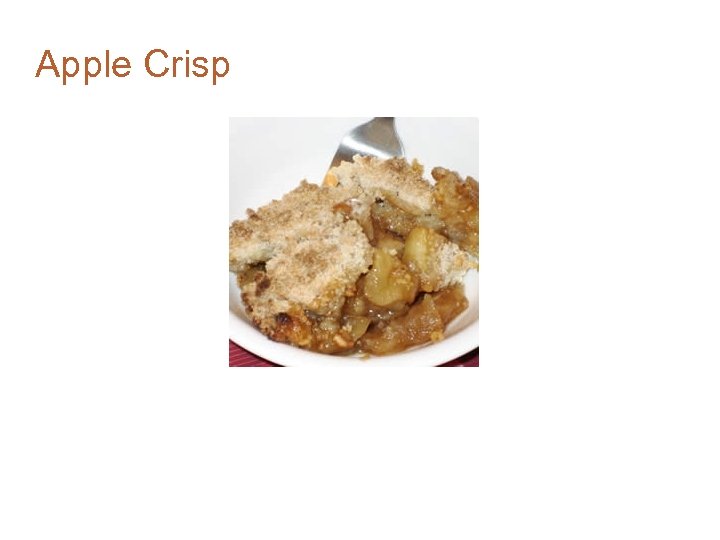 Apple Crisp 