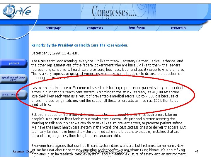 Asuman Dogac RIDE 2004, Boston, March 28, 2004 47 