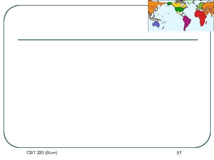 CSIT 220 (Blum) 57 