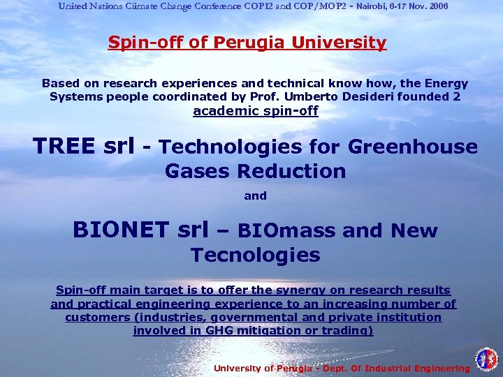 United Nations Climate Change Conference COP 12 and COP/MOP 2 - Nairobi, 6 -17