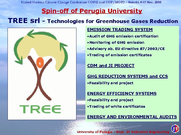 United Nations Climate Change Conference COP 12 and COP/MOP 2 - Nairobi, 6 -17