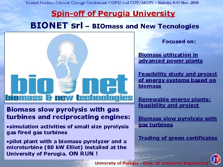 United Nations Climate Change Conference COP 12 and COP/MOP 2 - Nairobi, 6 -17