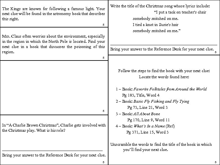 The Kings are known for following a famous light. Your next clue will be