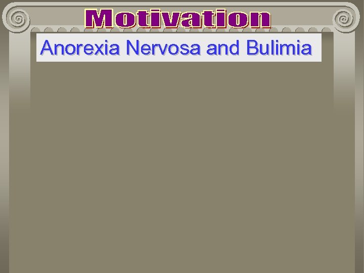 Anorexia Nervosa and Bulimia 