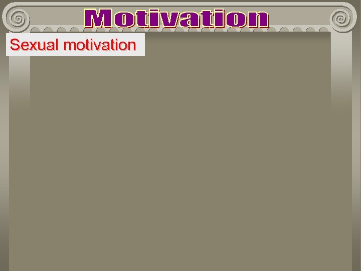Sexual motivation 