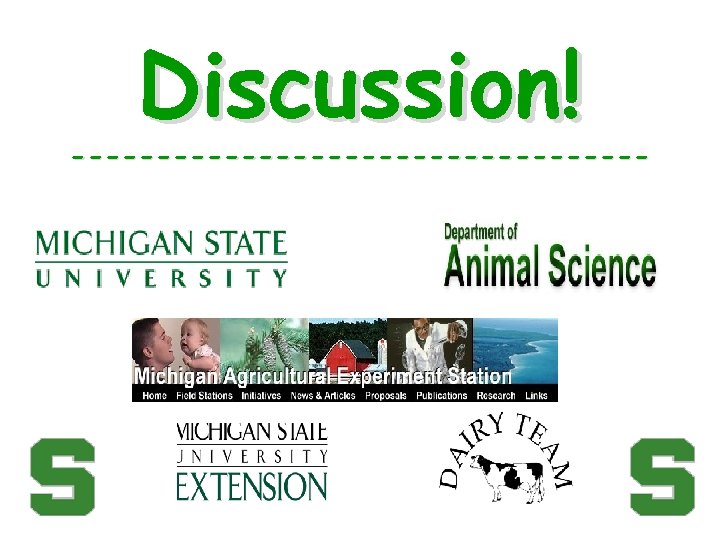 Discussion! ----------------- 