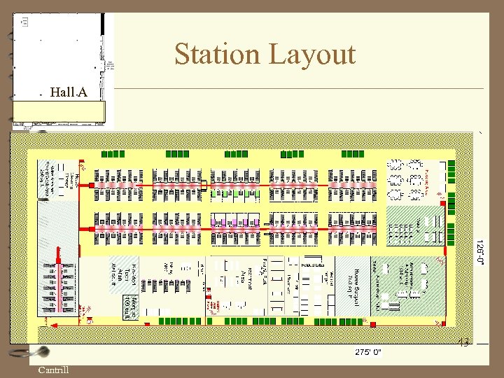 Station Layout Hall A 43 Cantrill 