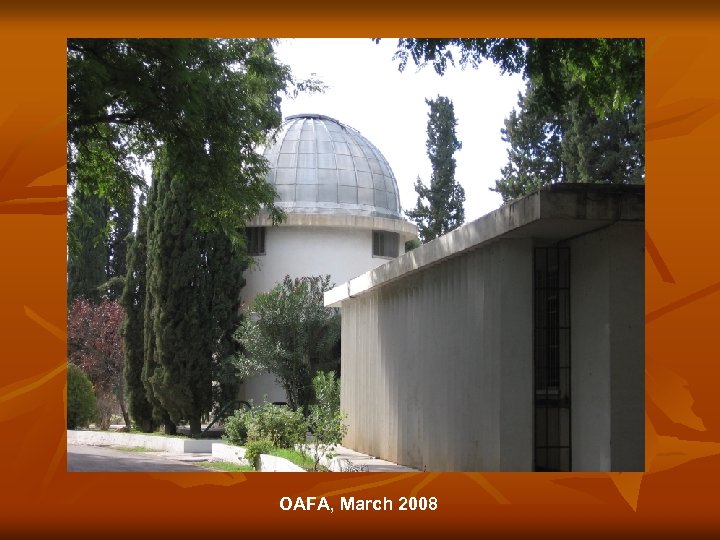 OAFA, March 2008 