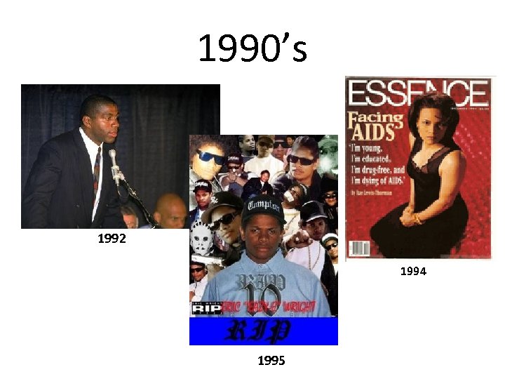 1990’s 1992 1994 1995 