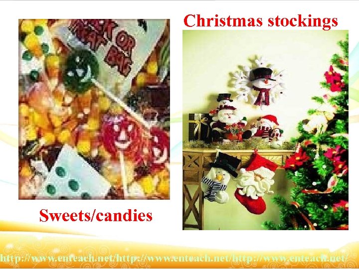 Christmas stockings Sweets/candies 