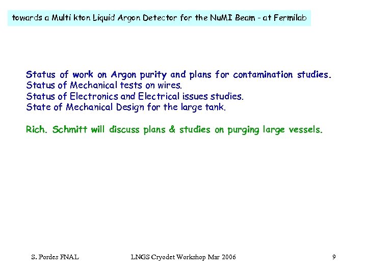 towards a Multi kton Liquid Argon Detector for the Nu. MI Beam - at