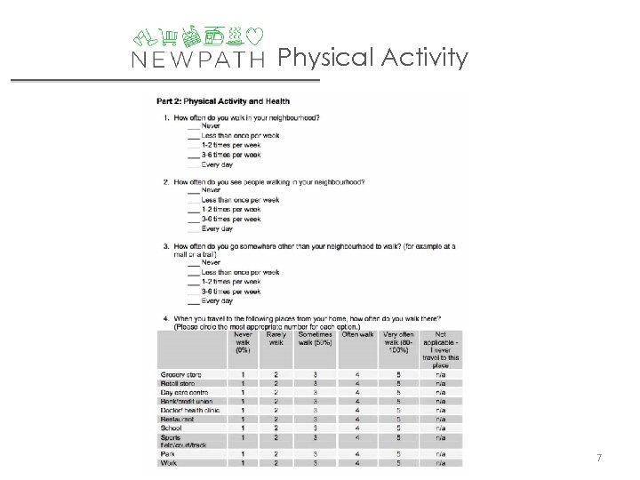 Physical Activity 7 