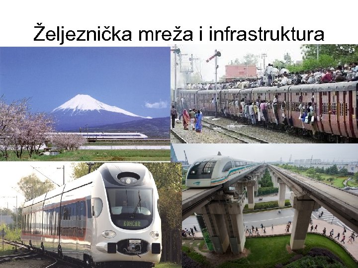 Željeznička mreža i infrastruktura 