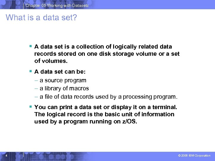 Introduction Of Z Os Basics Chapter 5 Working With