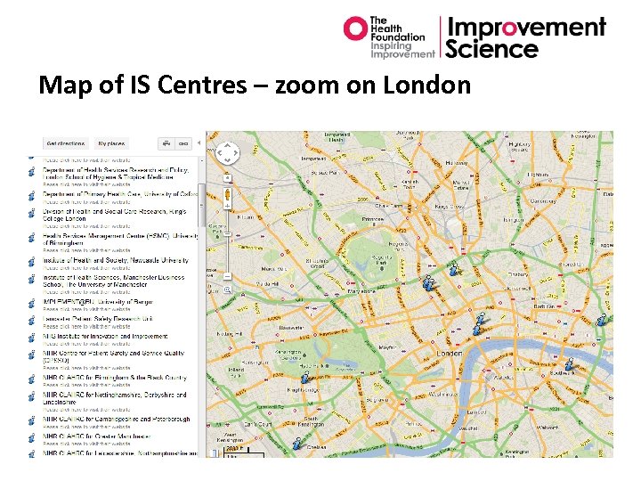 Map of IS Centres – zoom on London 