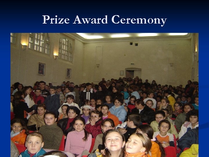 Prize Award Ceremony 