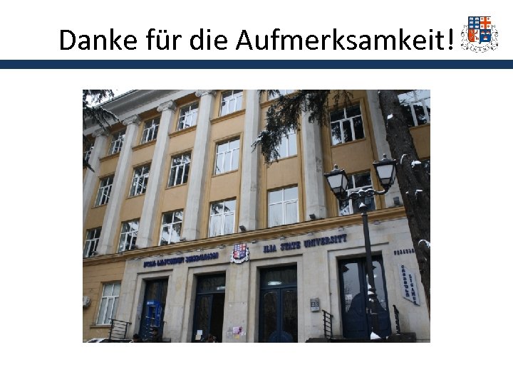 Danke für die Aufmerksamkeit! 