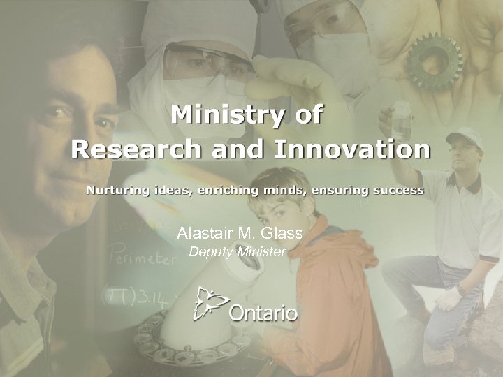 Alastair M. Glass Deputy Minister 