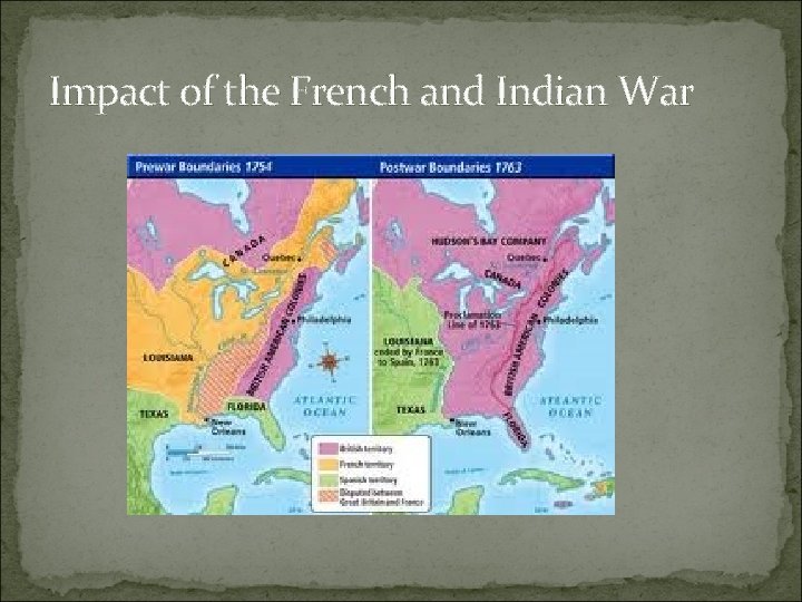 Impact of the French and Indian War 