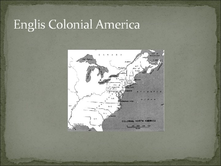 Englis Colonial America 