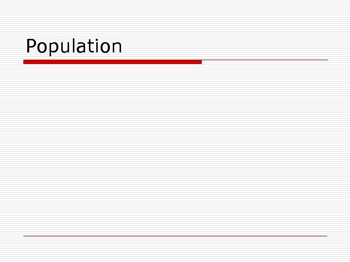 Population 