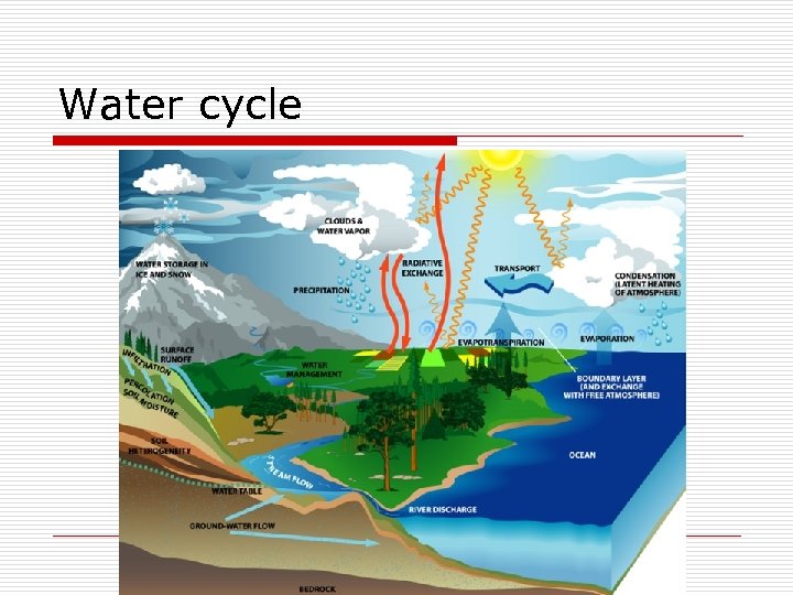 Water cycle 