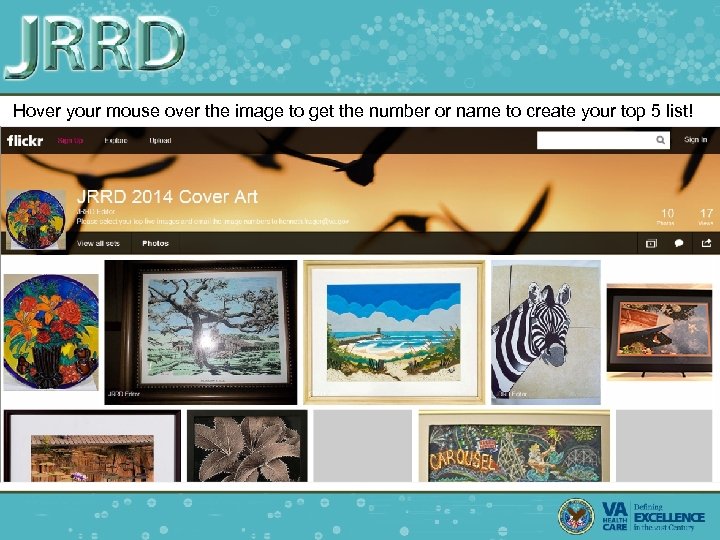 Hover your mouse over the image to get the number or name to create