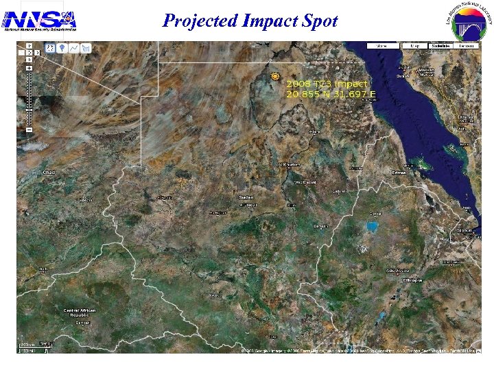 Projected Impact Spot 