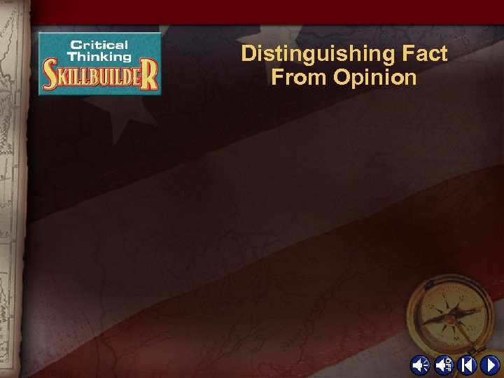 Distinguishing Fact From Opinion 