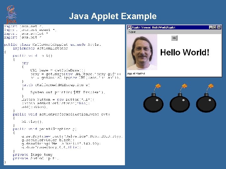 Java Applet Example 