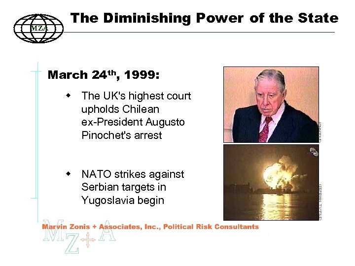 MZA The Diminishing Power of the State March 24 th, 1999: w The UK's