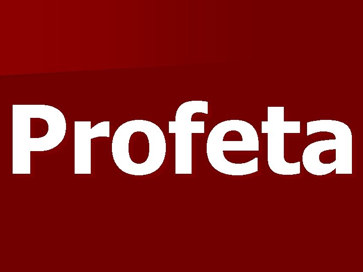 Profeta 