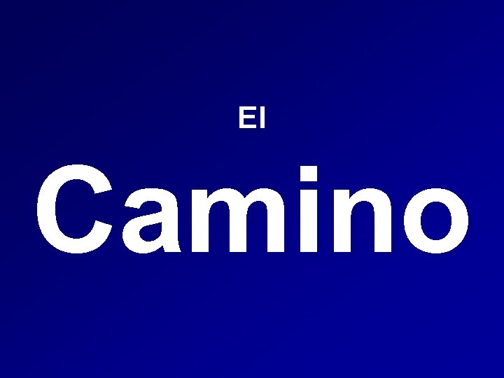 El Camino 