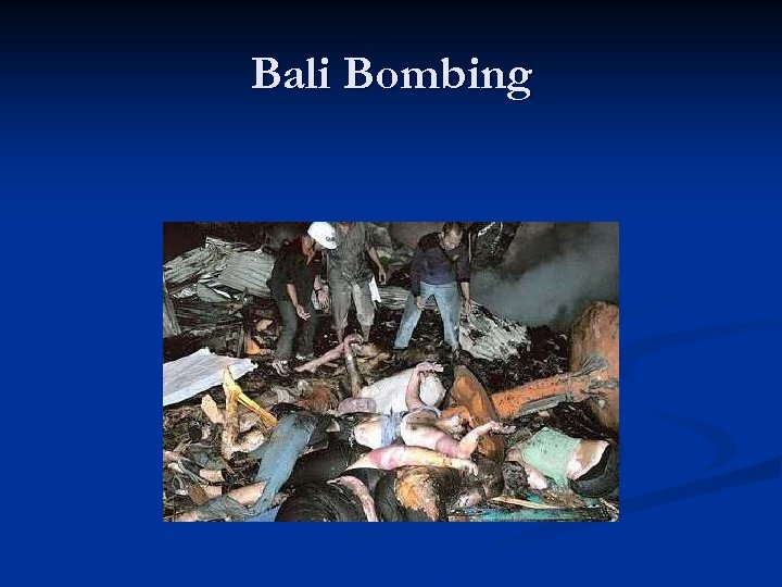 Bali Bombing 