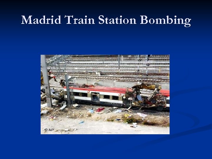 Madrid Train Station Bombing 