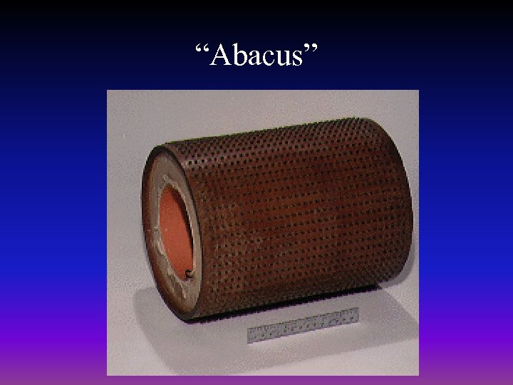 “Abacus” 
