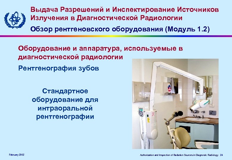 Выдача Разрешений и Инспектирование Источников Излучения в Диагностической Радиологии Обзор рентгеновского оборудования (Модуль 1.
