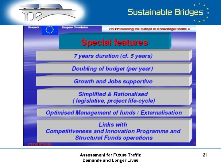 Assessment for Future Traffic Demands and Longer Lives 21 