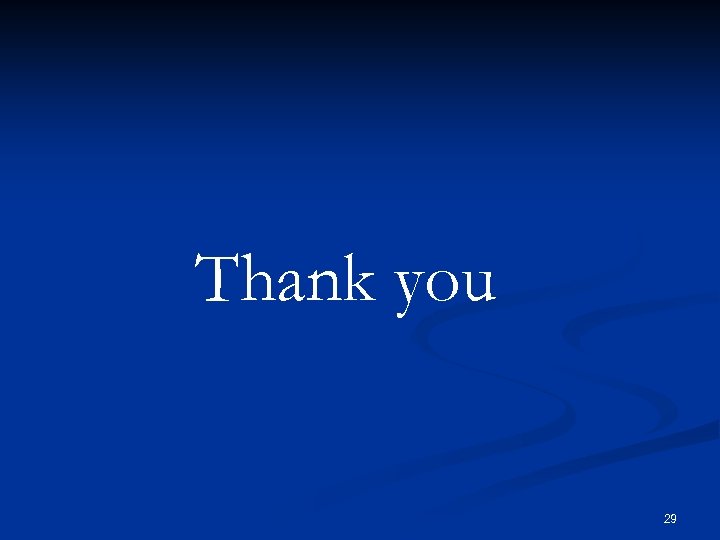 Thank you 29 