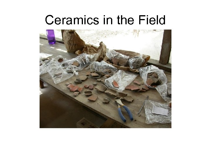 Ceramics in the Field 