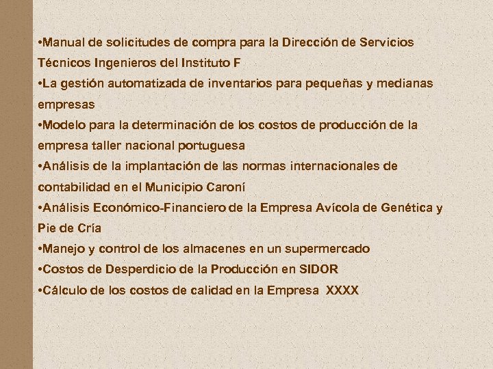  • Manual de solicitudes de compra para la Dirección de Servicios Técnicos Ingenieros