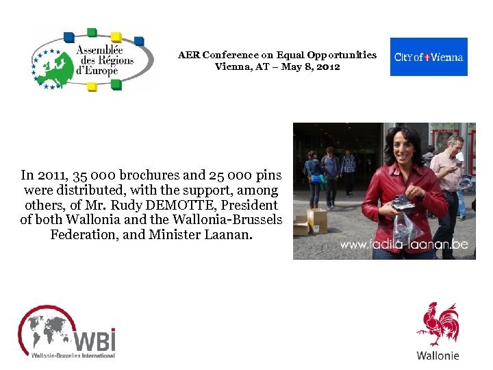 AER Conference on Equal Opportunities Vienna, AT – May 8, 2012 In 2011, 35