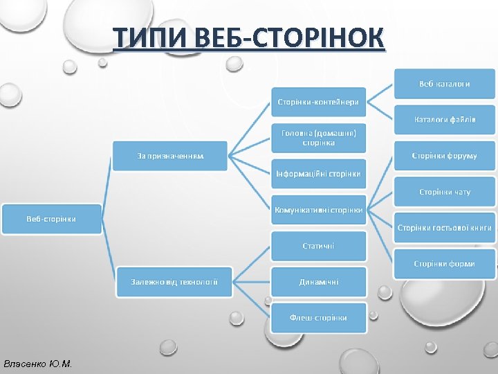 ТИПИ ВЕБ-СТОРІНОК Власенко Ю. М. 