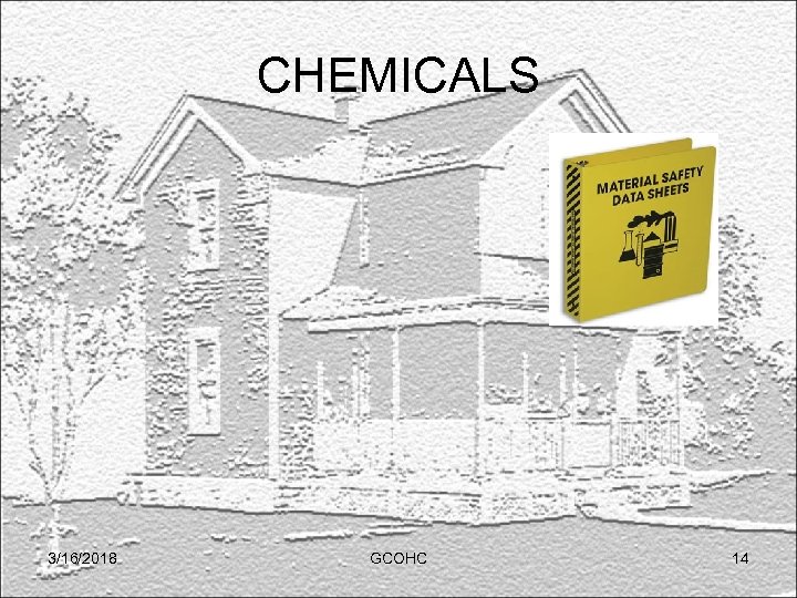 CHEMICALS 3/16/2018 GCOHC 14 