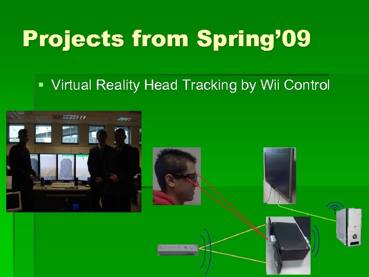 Projects from Spring’ 09 § Virtual Reality Head Tracking by Wii Control 